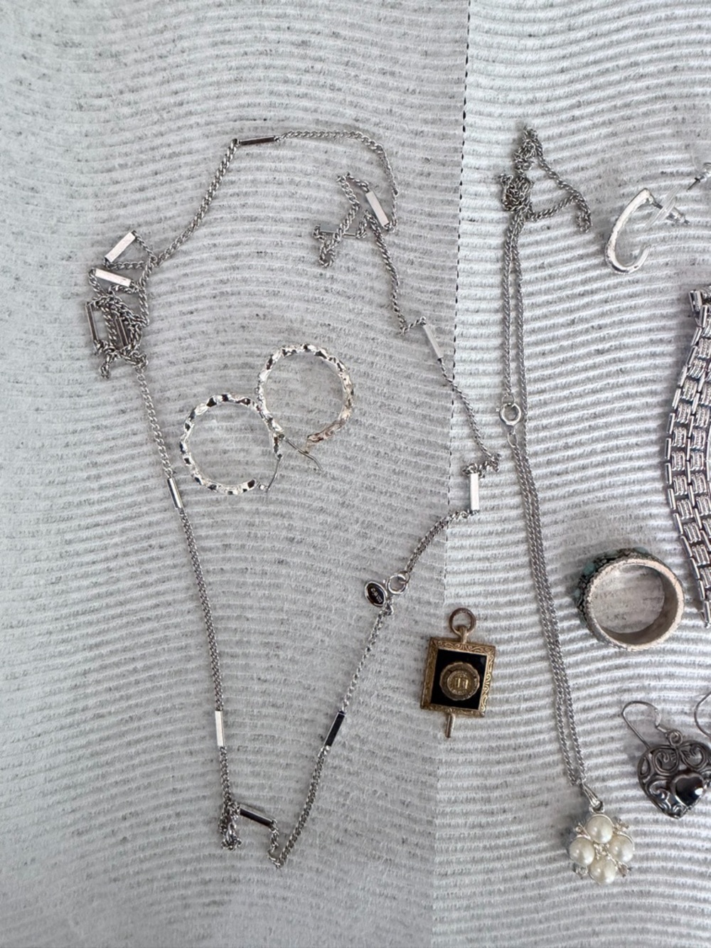 All. Jody Crystal Silver-Tone Heart Locket Pendant Necklace - Silver - Picture 2 of 7